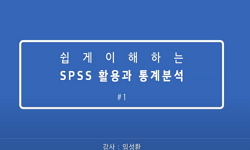 통계 분석 spss SPSS를 활용한
