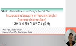 영어 문법 말하기 통합교육 (중급)